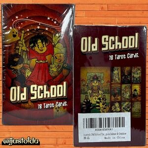 Old School 78 Tarot Cards | Indoor & Outdoor | Major-22  Minor-40  Court-16